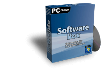 Software Box Rendered in 3D Box Shot Pro V4